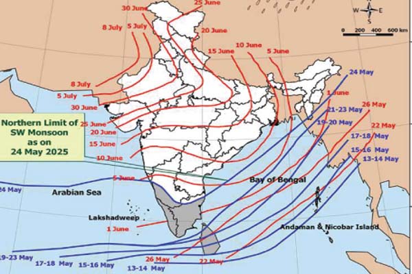 Monsoon 2025 फुल स्‍पीड में मानसून: एक झटके में केरल, कर्नाटक और तमिलनाडु में हुआ सक्रिय