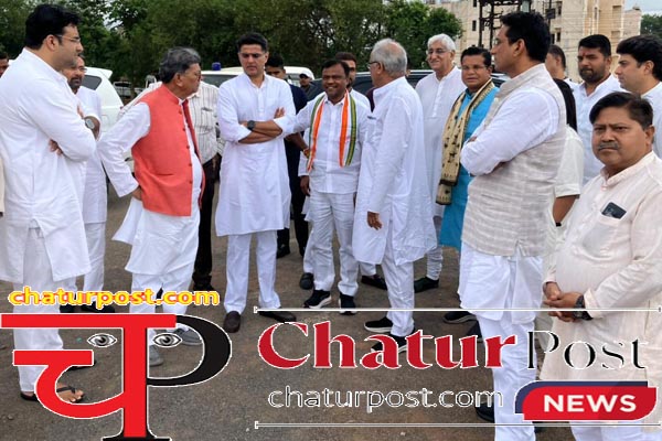 Mallikarjun Kharge रायपुर में खड़ेगी की सभा के लिए मैदान फाइनल: पायलट ने प्रदेश के नेताओं के साथ लिया जायजा...