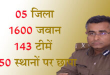 NISCHAY एक्शन में सीजी पुलिस: 1600 पुलिस वालों ने 5 जिलों के 250 स्थाsनों पर मारा छापा