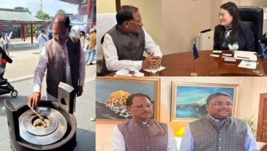 Sai Foreign Trip विष्‍णुदेव की विदेश यात्रा का पहला दिन: टोक्‍यो में पहले मंदिर में दर्शन, फिर...