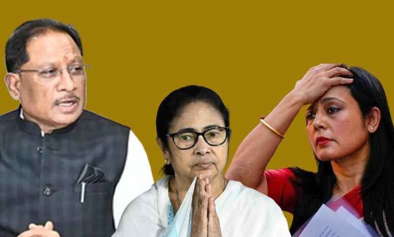 Mahua Moitra महुआ और ममता पर भड़के विष्णुदेव: बोले- मर्यादा भूल गई हैं टीएमसी सांसद....