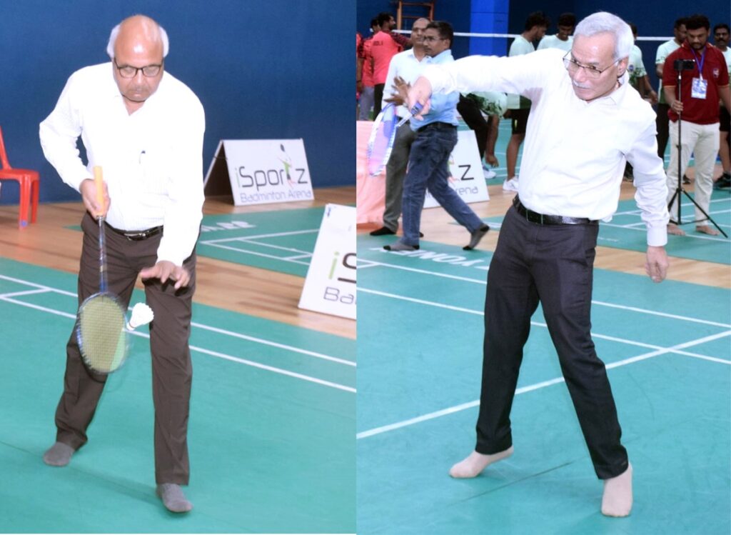 Badminton Tournament  रायपुर में शुरु हुआ इलेक्ट्रिसिटी शटल बैडमिंटन टूर्नामेंट: 10 राज्‍यों की टीमों के बीच मुकाबला