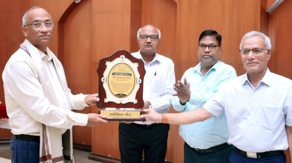 CSPC पावर कंपनी में सेवानिवृत्ति समारोह: जीएम यशोभद्र जैन समेत तीन कर्मियों को दी गई विदाई