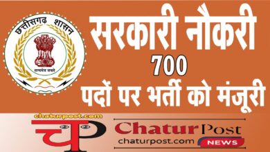 Jon in Edcation छत्तीसगढ़ सरकार ने खोला नौकरियों का पिटारा: 700 पदों पर होगी भर्ती, वित्‍त विभाग ने दी मंजूरी