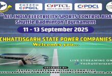 Shuttle Badminton रायपुर में जुटेंगे 10 राज्‍यों की बिजली कंपनियों के खिलाड़ी: कल से शुरू होगी प्रतियोगिता