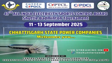Shuttle Badminton रायपुर में जुटेंगे 10 राज्‍यों की बिजली कंपनियों के खिलाड़ी: कल से शुरू होगी प्रतियोगिता