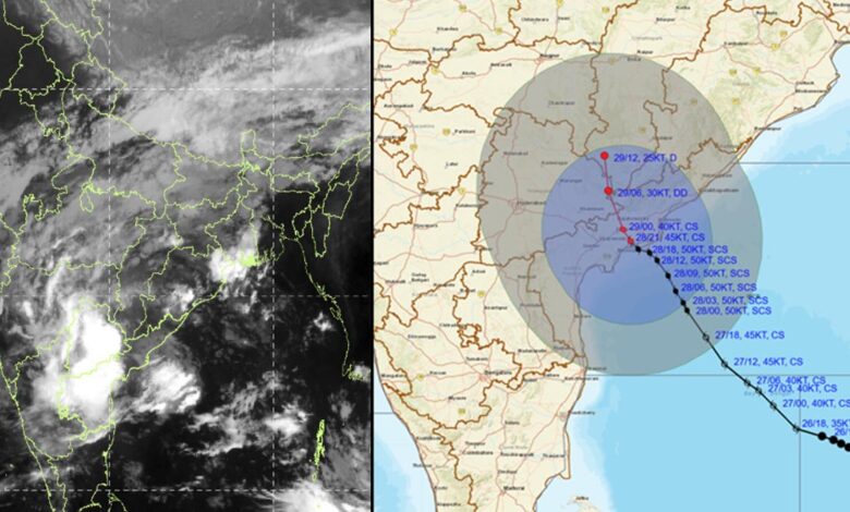 Cyclone Montha 100 किमी रफ्तार से पहुंचा मोंथा, मचा रहा तबाही: छत्‍तीसगढ़ में आज भारी बारिश की चेतवानी