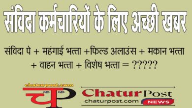 Sanvida संविदा कर्मियों को अभी मिल रहा है 15650 वेतन: जानिए-डीए व अन्‍य सुविधा के साथ कितना देने का है प्रस्‍ताव