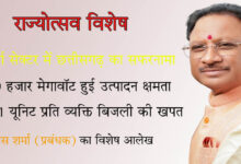 Rajyotsav @ 2025 राज्योत्सव पर विशेष आलेख विद्युत ऊर्जा : रजत वर्ष में स्वर्ण काल की तैयारी