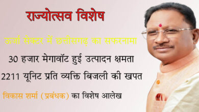 Rajyotsav @ 2025 राज्योत्सव पर विशेष आलेख विद्युत ऊर्जा : रजत वर्ष में स्वर्ण काल की तैयारी