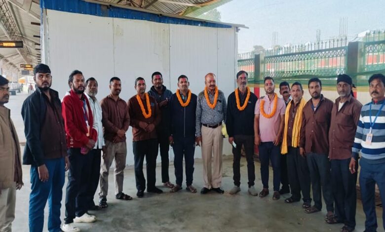 Rail रेलवे खान पान सेवा ठेकादारी कर्मचारी कल्याण संघ की नई कार्यकारिणी का गठन