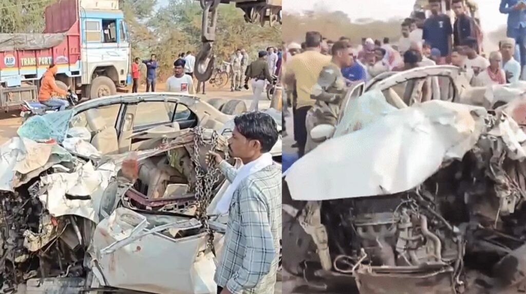 CG छत्तीसगढ़ में भीषड़ सड़क दुर्घटना: कोबरा बटालियन के 3 जवान समेत 4 की मौत, बाइक सवार 3 युवकों की भी गई जान  