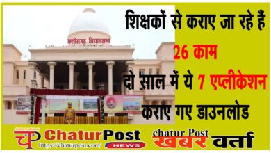 Education छत्‍तीसगढ़ में शिक्षक करते हैं ये भी काम: सरकार ने विधानसभा में दिखाई 26 कार्यों की सूची