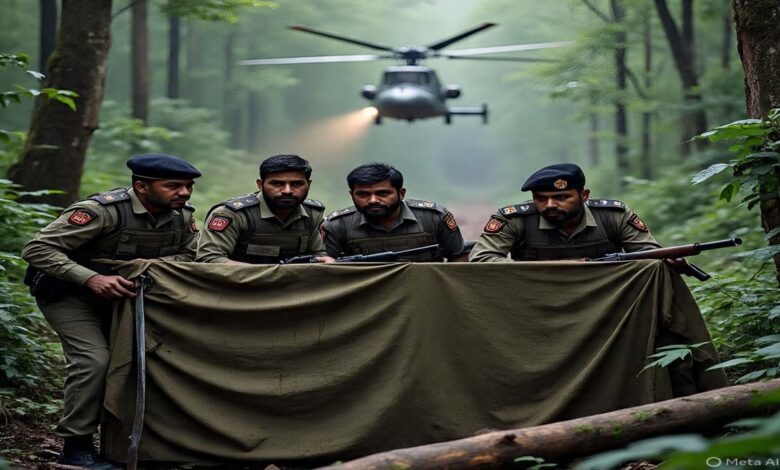 Naxsali केंद्रीय गृह मंत्री शाह के छत्तीसगढ़ दौरा से पहले फोर्स ने 3 नक्सलियों को किया ढेर: एक जवान भी शहीद