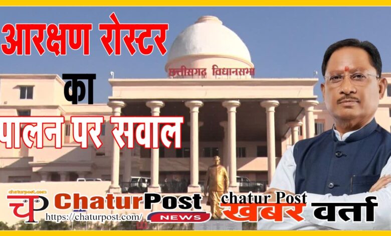 Reservation Roster छत्‍तीसगढ़ में पदोन्‍नति में आरक्षण रोस्‍टर का नहीं हो रहा पालन: जानिए- सदन में मुख्‍यमंत्री ने क्‍या बताया कारण...
