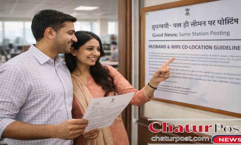 Husband Wife Same Station Posting