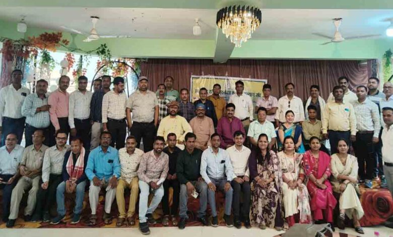 लघु वनोपज कर्मचारी संघ रायपुर आमसभा