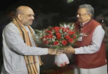 Raman Singh with Amit shah