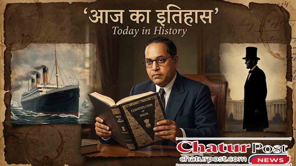Today in History Hindi: आज 14 अप्रैल को देश-दुनिया में क्या हुआ? जानें बाबासाहेब आंबेडकर जयंती, जलियांवाला बाग के बाद का घटनाक्रम और अन्य बड़ी ऐतिहासिक घटनाएं।