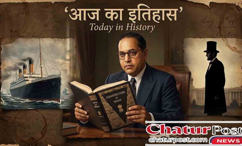 Today in History Hindi: आज 14 अप्रैल को देश-दुनिया में क्या हुआ? जानें बाबासाहेब आंबेडकर जयंती, जलियांवाला बाग के बाद का घटनाक्रम और अन्य बड़ी ऐतिहासिक घटनाएं।