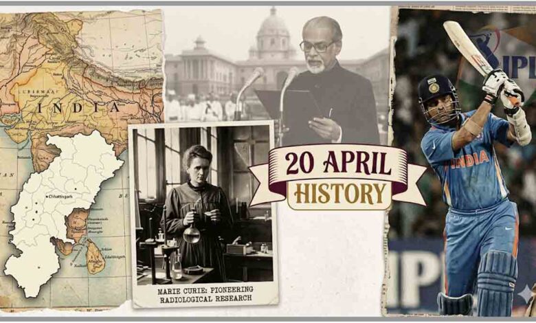 Today in History 20 April - 20