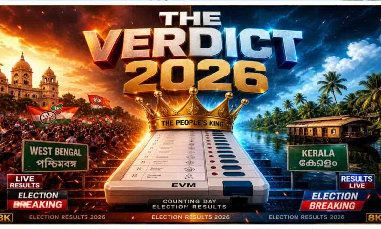 5 States Election Result 2026 Counting