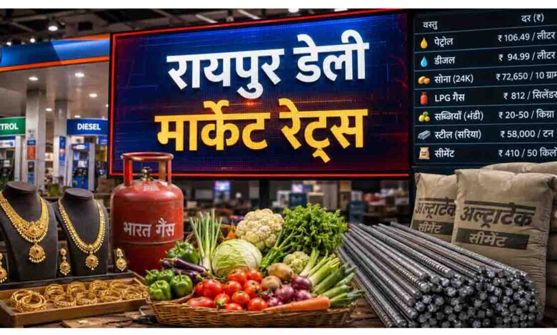 Raipur Daily Market Rates 9 May 2026