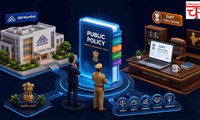 IIM Mumbai Public Policy Management Course DoPT Circular