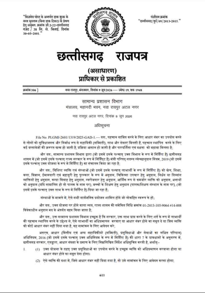 Chhattisgarh CM स्वेच्छानुदान