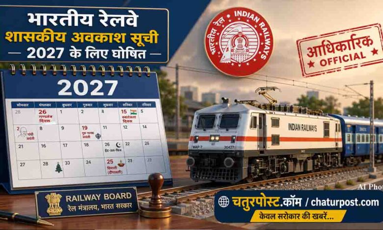 Railway Holiday List 2027