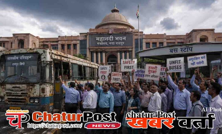 Mantralaya Bus Accident Raipur