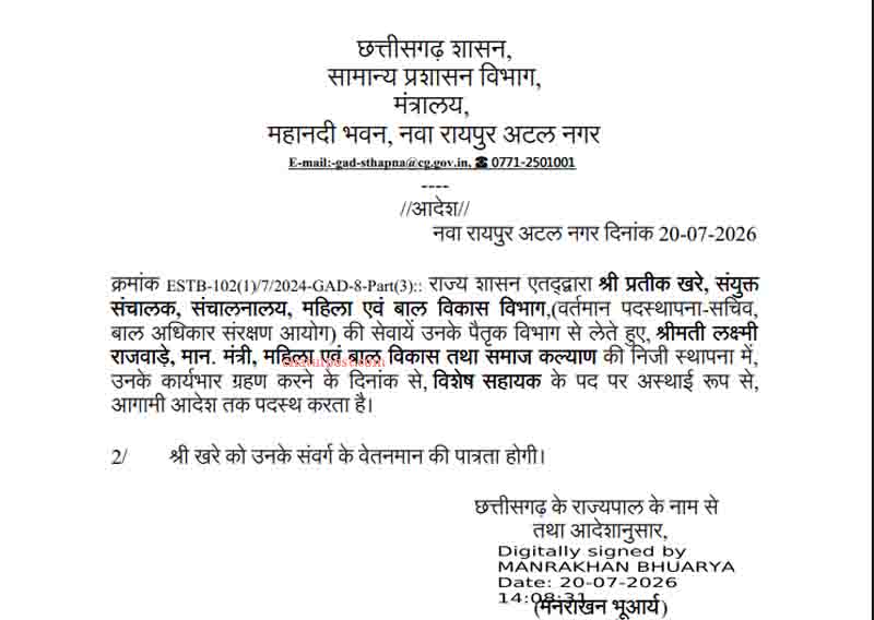 CG Transfer Order 2026